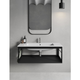 PURA konštrukcia pod umývadlo 102x46cm, čierna mat MSP10228