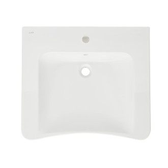 VITRA Bezbariérové umývadlo 65x56x15,5 cm biele 5291-003-0001