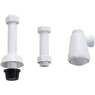 CERANO - Sifón umývadlový - 5/4" - plast - DN32 - biela lesklá