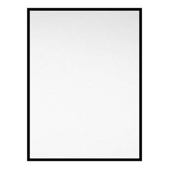 Zrkadlo hranaté 600x800 mm, čierny rám CN181