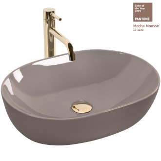 Rea Umývadlo na dosku REA Lisa Beige Shiny REA-U6380