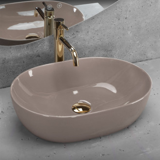 Rea Umývadlo na dosku REA Lisa Beige Shiny REA-U6380