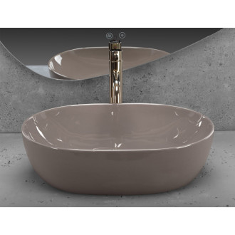 Rea Umývadlo na dosku REA Lisa Beige Shiny REA-U6380