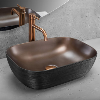 Rea Umývadlo na dosku Rea Belinda COPPER BRUSH REA-U6384