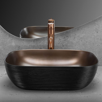 Rea Umývadlo na dosku Rea Belinda COPPER BRUSH REA-U6384