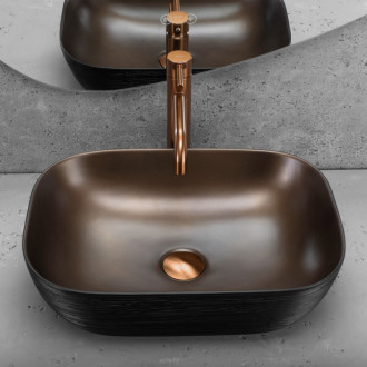 Rea Umývadlo na dosku Rea Belinda COPPER BRUSH REA-U6384
