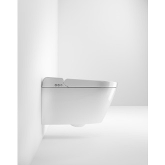 WCLEAN závesné WC Swirlflush s integrovaným elektronickým bidetom, biela Extraglaze