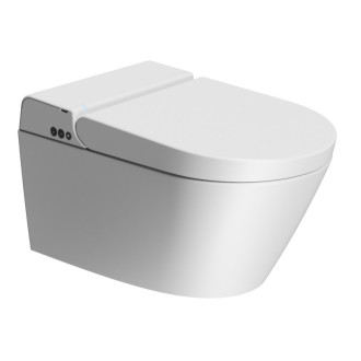WCLEAN závesné WC Swirlflush s integrovaným elektronickým bidetom, biela dual-mat