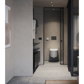 WCLEAN závesné WC Swirlflush s integrovaným elektronickým bidetom, biela dual-mat