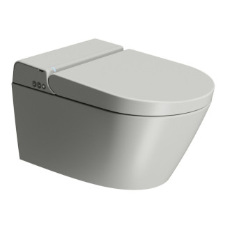 WCLEAN závesné WC Swirlflush s integrovaným elektronickým bidetom, cenere dual-mat