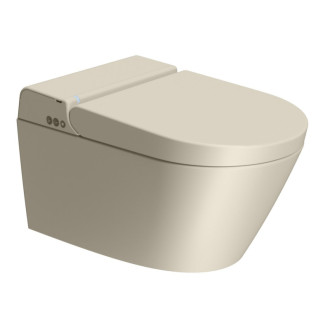 WCLEAN závesné WC Swirlflush s integrovaným elektronickým bidetom, creta dual-mat