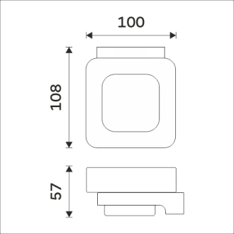 Nimco Maya MA 29059K-26 Mydelnička chróm