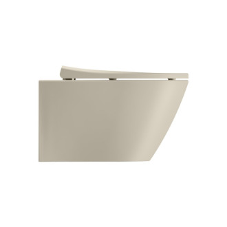 MODO závesná WC misa, Swirlflush, 37x52cm, creta dual-mat