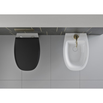 MODO závesná WC misa, Swirlflush, 37x54cm, biela ExtraGlaze