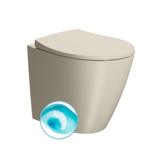 MODO WC misa stojaca, Swirlflush, 37x52cm, spodný/zadný odpad, creta dual-mat