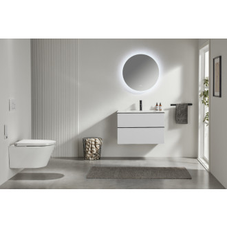 CERANO - Kúpeľňová skrinka pod umývadlo Velora - biela matná - 100x49, 8x46 cm