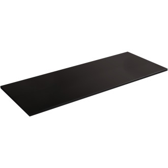 CERANO - Doska pod umývadlo Navira Slim - čierna matná - 160x1, 8x46 cm