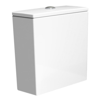 KUBE X nádržka k WC kombi, biela ExtraGlaze