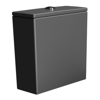 KUBE X nádržka k WC kombi, čierna mat