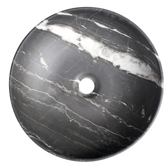 RONDANE keramické umývadlo na dosku Ø 41cm, carnico mramor