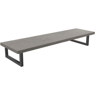 CERANO - Doska pod umývadlo Navira Pro + 2 konzoly pod dosku - betónovo šedá - 120x46x3, 6 cm