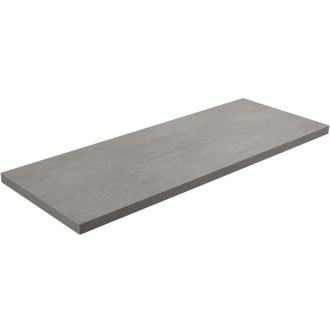 CERANO - Doska pod umývadlo Navira Pro + 2 konzoly pod dosku - betónovo šedá - 121x46,5x3,6 cm