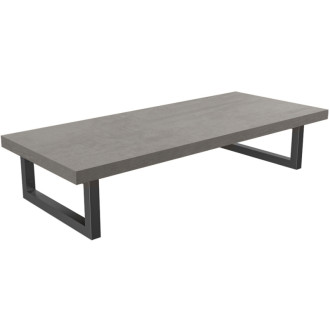 CERANO - Doska pod umývadlo Navira Pro + 2 konzoly pod dosku - betónovo šedá - 60x46x3, 6 cm