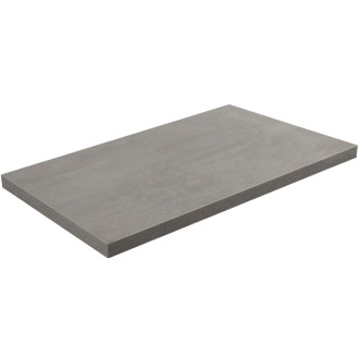 CERANO - Doska pod umývadlo Navira Pro + 2 konzoly pod dosku - betónovo šedá - 61x46,5x3,6 cm