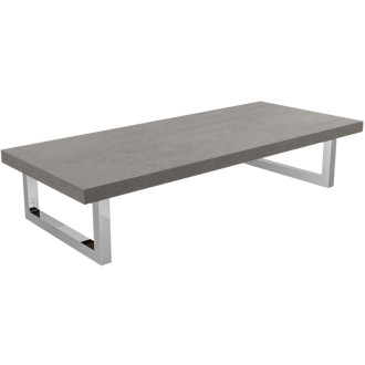 CERANO - Doska pod umývadlo Navira Pro + 2 konzoly pod dosku - betónovo šedá - 60x46x3, 6 cm