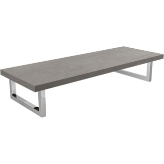 CERANO - Doska pod umývadlo Navira Pro + 2 konzoly pod dosku - betónovo šedá - 80x46x3, 6 cm