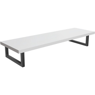 CERANO - Doska pod umývadlo Navira Pro + 2 konzoly pod dosku - biela matná - 100x46x3, 6 cm