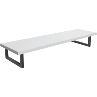 CERANO - Doska pod umývadlo Navira Pro + 2 konzoly pod dosku - biela matná - 120x46x3, 6 cm