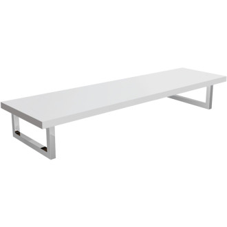CERANO - Doska pod umývadlo Navira Pro + 2 konzoly pod dosku - biela matná - 120x46x3, 6 cm
