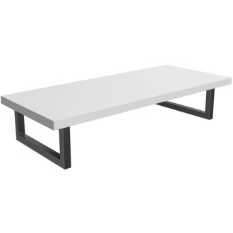 CERANO - Doska pod umývadlo Navira Pro + 2 konzoly pod dosku - biela matná - 60x46x3, 6 cm