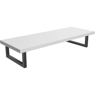 CERANO - Doska pod umývadlo Navira Pro + 2 konzoly pod dosku - biela matná - 80x46x3, 6 cm