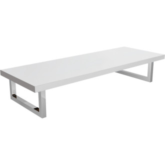 CERANO - Doska pod umývadlo Navira Pro + 2 konzoly pod dosku - biela matná - 80x46x3, 6 cm