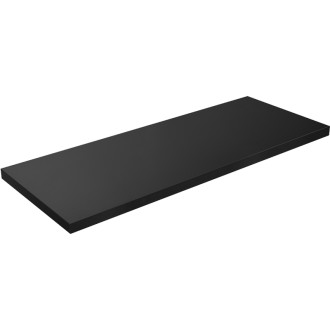 CERANO - Doska pod umývadlo Navira Pro + 2 konzoly pod dosku - čierna matná - 101x46,5x3,6 cm