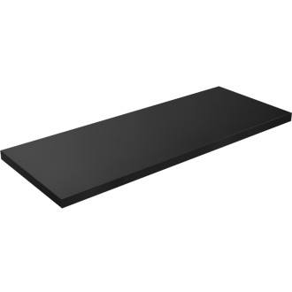 CERANO - Doska pod umývadlo Navira Pro + 2 konzoly pod dosku - čierna matná - 121x46,5x3,6 cm