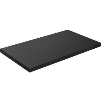CERANO - Doska pod umývadlo Navira Pro + 2 konzoly pod dosku - čierna matná - 61x46,5x3,6 cm