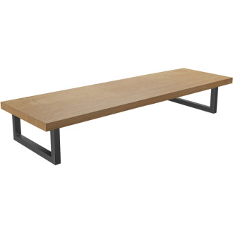 CERANO - Doska pod umývadlo Navira Pro + 2 konzoly pod dosku - dub medový - 100x46x3, 6 cm