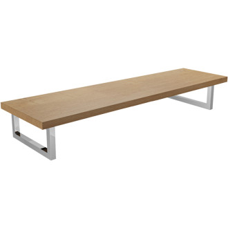 CERANO - Doska pod umývadlo Navira Pro + 2 konzoly pod dosku - dub medový - 120x46x3, 6 cm