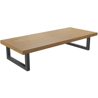 CERANO - Doska pod umývadlo Navira Pro + 2 konzoly pod dosku - dub medový - 60x46x3, 6 cm