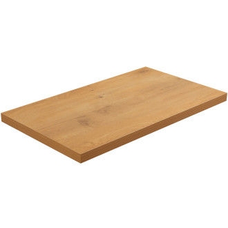 CERANO - Doska pod umývadlo Navira Pro + 2 konzoly pod dosku - dub medový - 61x46,5x3,6 cm