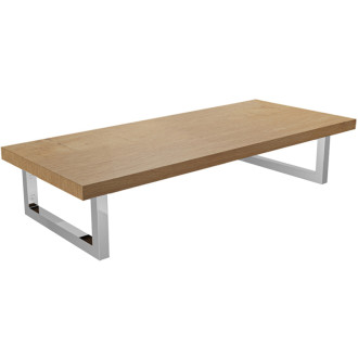 CERANO - Doska pod umývadlo Navira Pro + 2 konzoly pod dosku - dub medový - 60x46x3, 6 cm