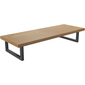 CERANO - Doska pod umývadlo Navira Pro + 2 konzoly pod dosku - dub medový - 81x46,5x3,6 cm