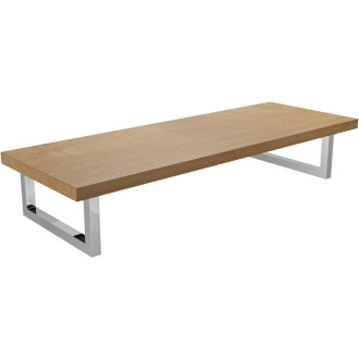 CERANO - Doska pod umývadlo Navira Pro + 2 konzoly pod dosku - dub medový - 80x46x3, 6 cm