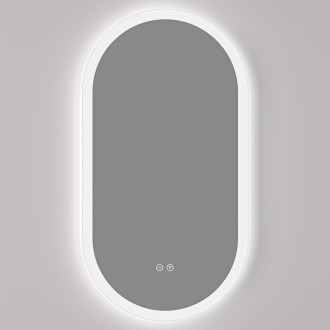 CERANO - Kúpeľňové LED zrkadlo Toro - 45x90 cm