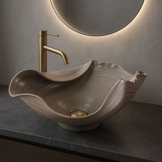 Keramické umývadlo na dosku REA HM-17 Handmade ART