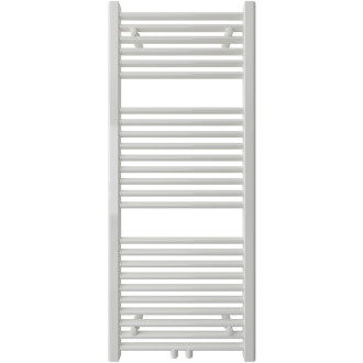 CERANO - Kúpeľňový radiátorový set Lincoln - kombinované vykurovanie, wifi tyč - stredové pripojenie 50 mm - 366W - biela matná - 1200x500 mm