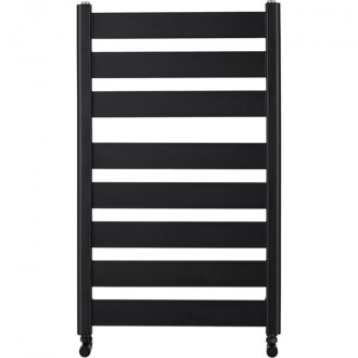 CERANO - Kúpeľňový radiátorový set Marco - ústredné vykurovanie - bočné jednobodové pripojenie - 698W - čierna matná - 920x550 mm